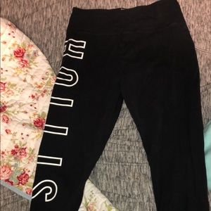 hollister black loggings